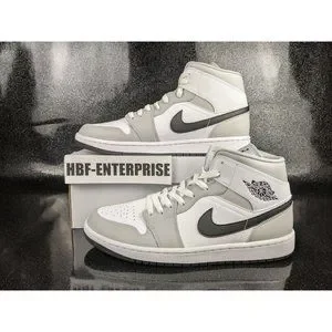 Nike | Shoes | Nike Air Jordan Mid Grey Fog Black White  display picture 1